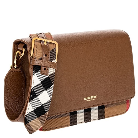 Burberry Handbags - NWT Genuine Burberry Mackford Check Crossbody Bag